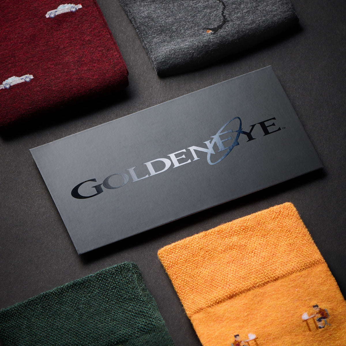 James Bond Four Sock Giftbox - GoldenEye Anniversary Edition - By The London Sock Exchange
