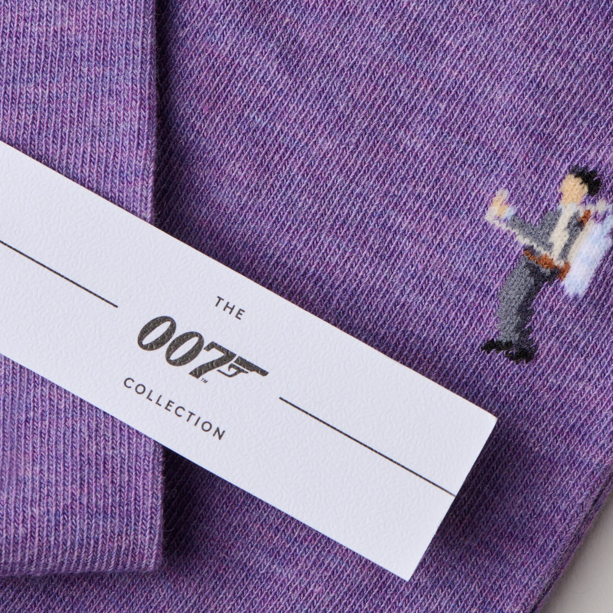 &quot;The Violet Jetpack&quot; James Bond Socks - Thunderball Anniversary Edition - By The London Sock Exchange 007Store