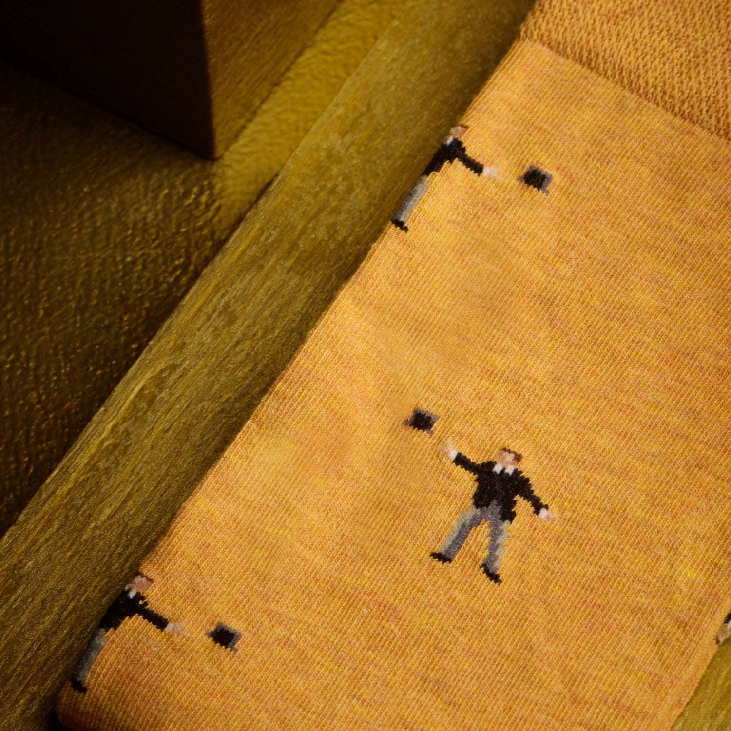 "The Gold Oddjob" James Bond Socks - Goldfinger Edition - By The London Sock Exchange 007Store