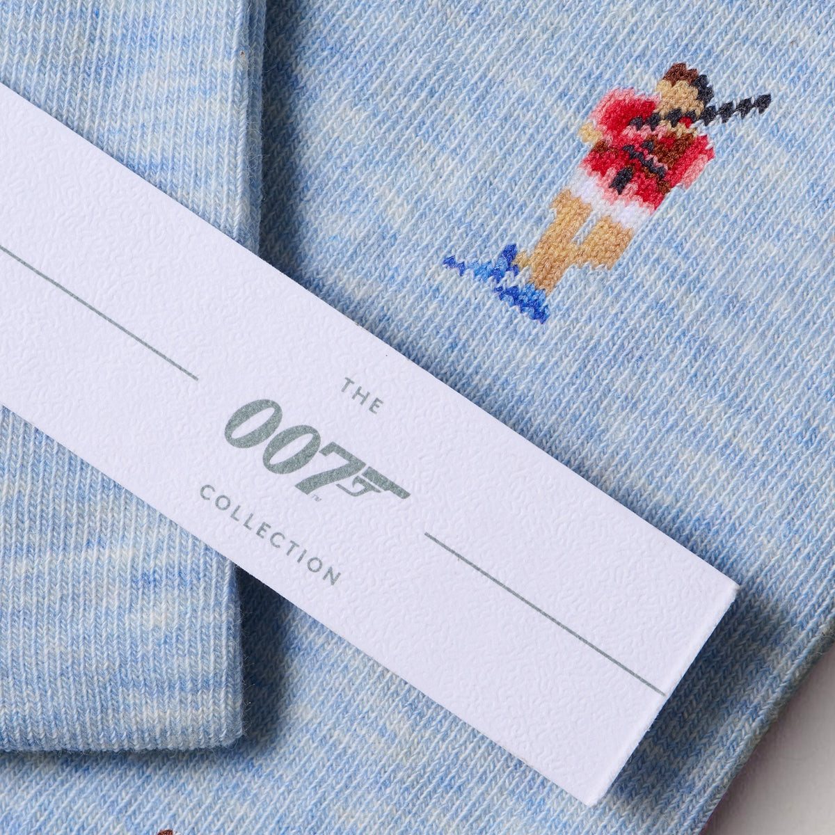 &quot;The Blue Thunderball&quot; James Bond Socks - Thunderball Anniversary Edition - By The London Sock Exchange 007Store