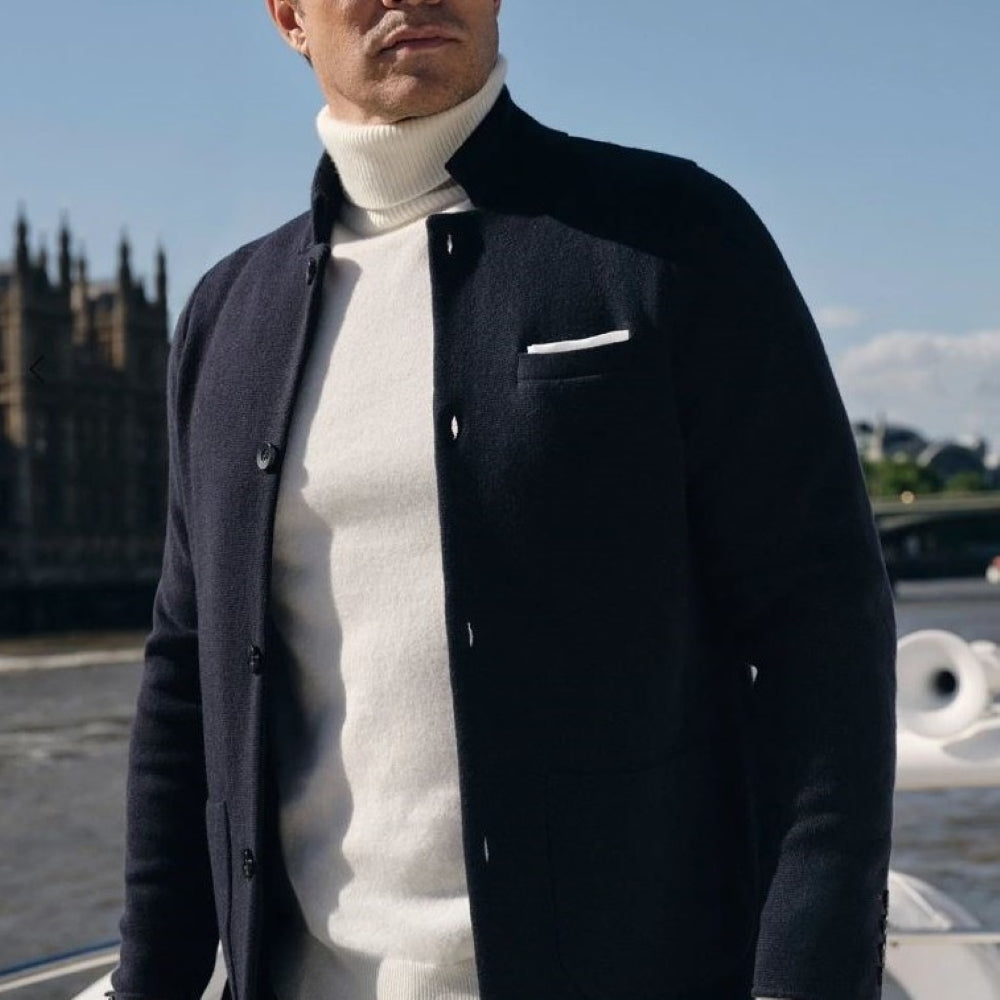 London Bridge Sweater White/Black