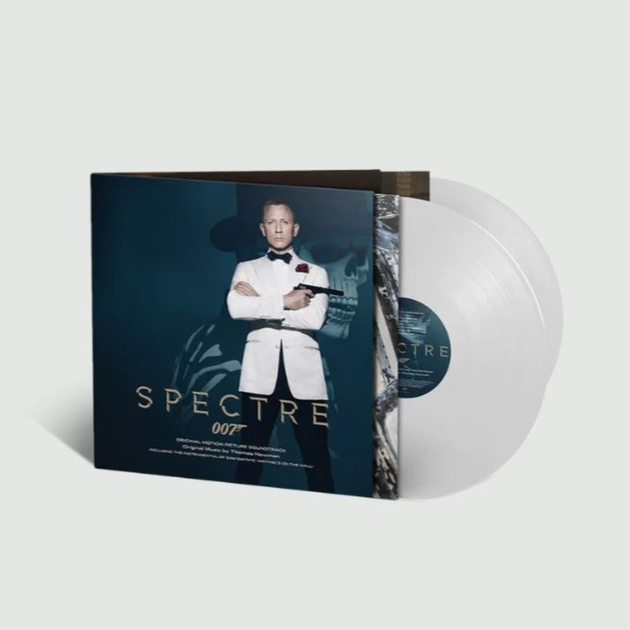 James Bond Spectre Soundtrack Double 12&quot; White Vinyl Set - 2024 Edition