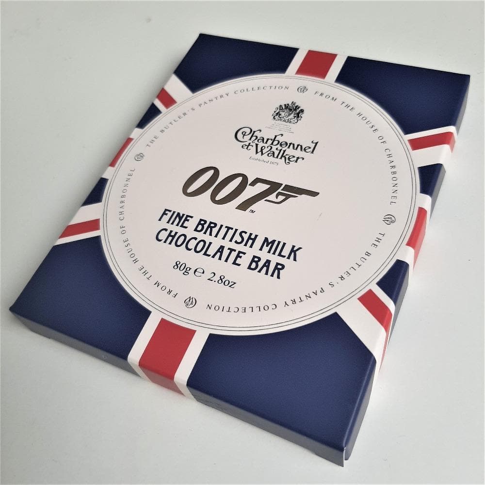 James Bond 007 British Milk Chocolate Bar (80g) - By Charbonnel et Walker 007Store