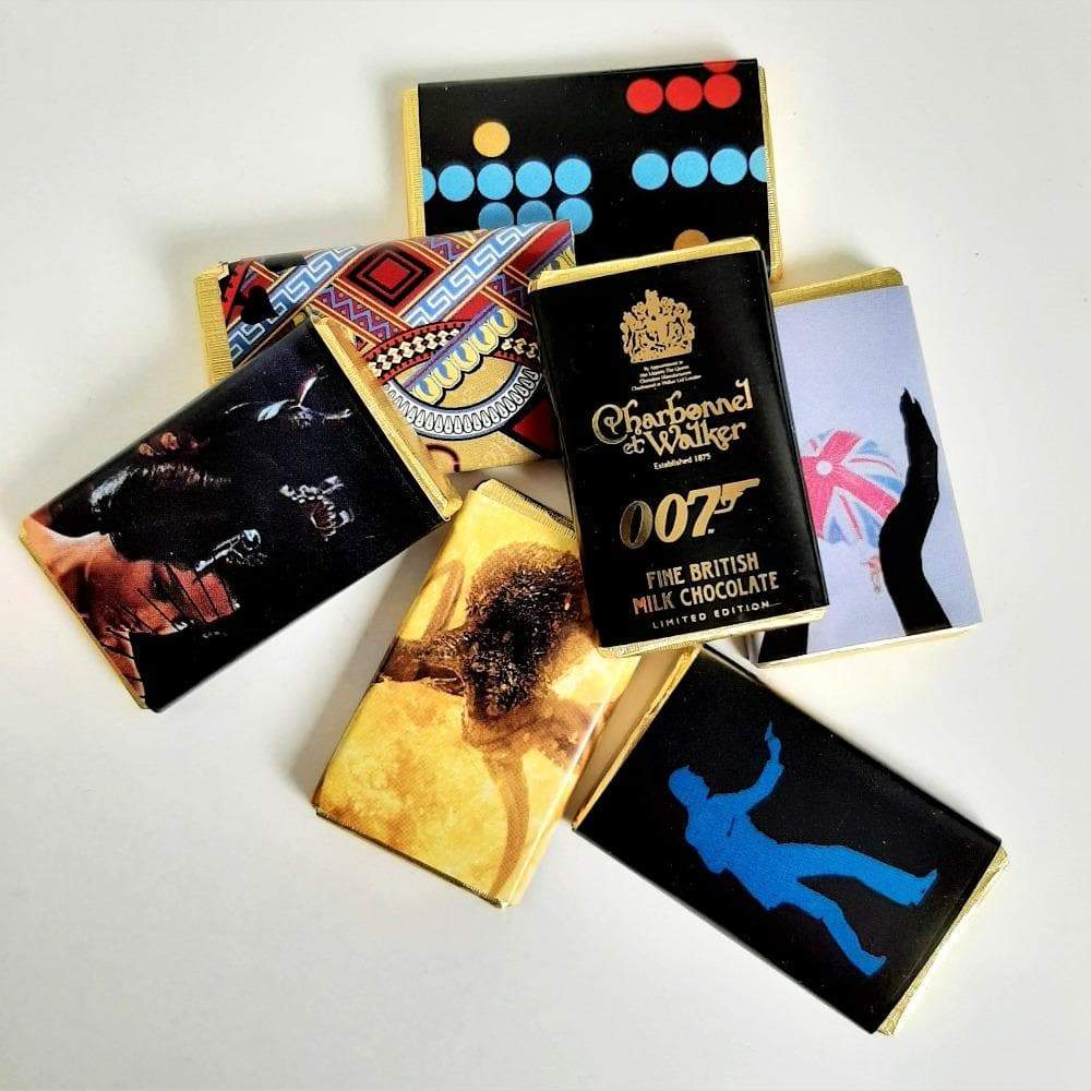 007 James Bond Mini Chocolate Bar Set (70g) - By Charbonnel et Walker CHOCOL