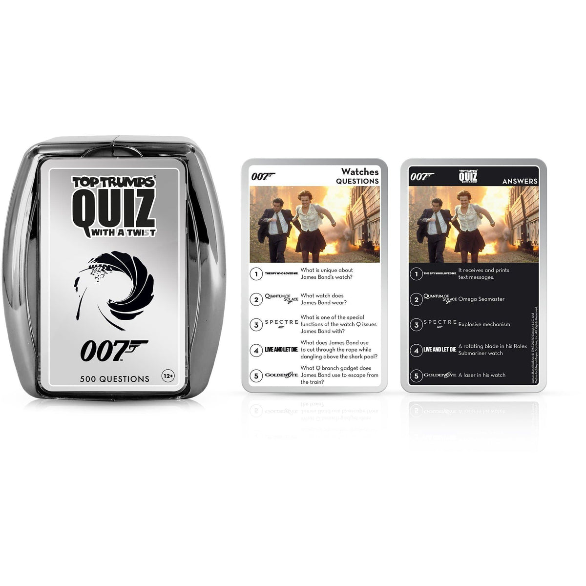 007 James Bond Top Trumps Quiz - No Time To Die Edition GAMES Winning Moves 