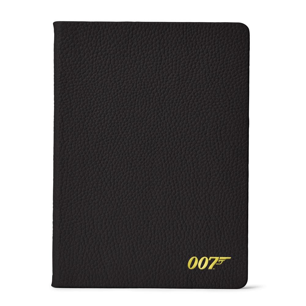 007 Personalised Pebble-grain Leather Notebook (A4) STATIONERY Plinth 
