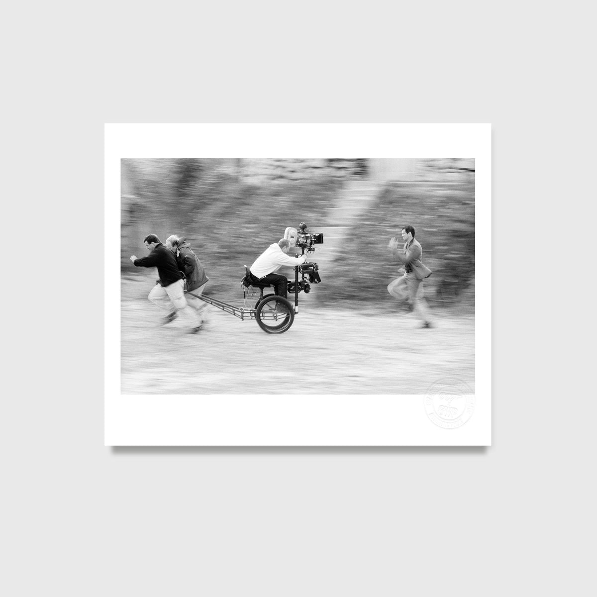 Pierce Brosnan Chase Scene (2002) Studio Stamped Print - By Greg Williams Photography