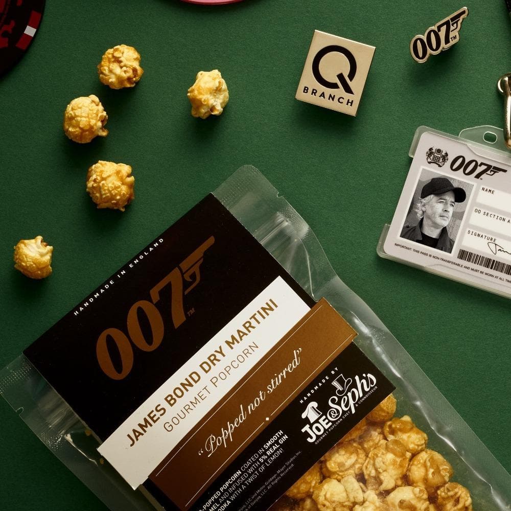 007 Dry Martini Gourmet Popcorn - No Time To Die Edition - By Joe & Seph's - 007STORE