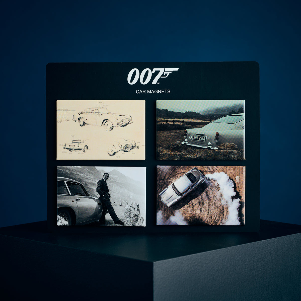 James Bond Car Magnet Set