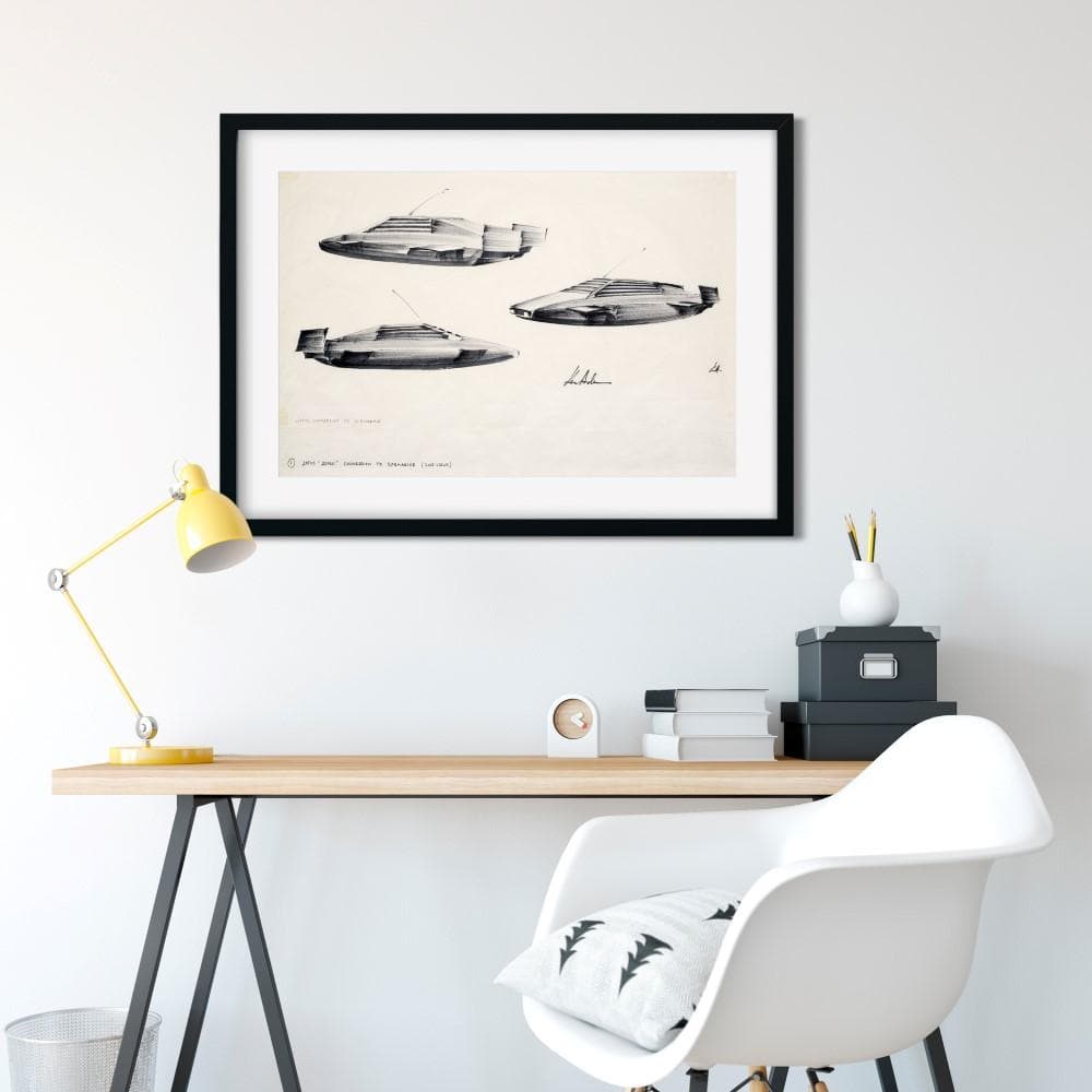 Ken Adam Lotus Esprit Submarine Art Print - Numbered Edition (Unframed) - 007STORE