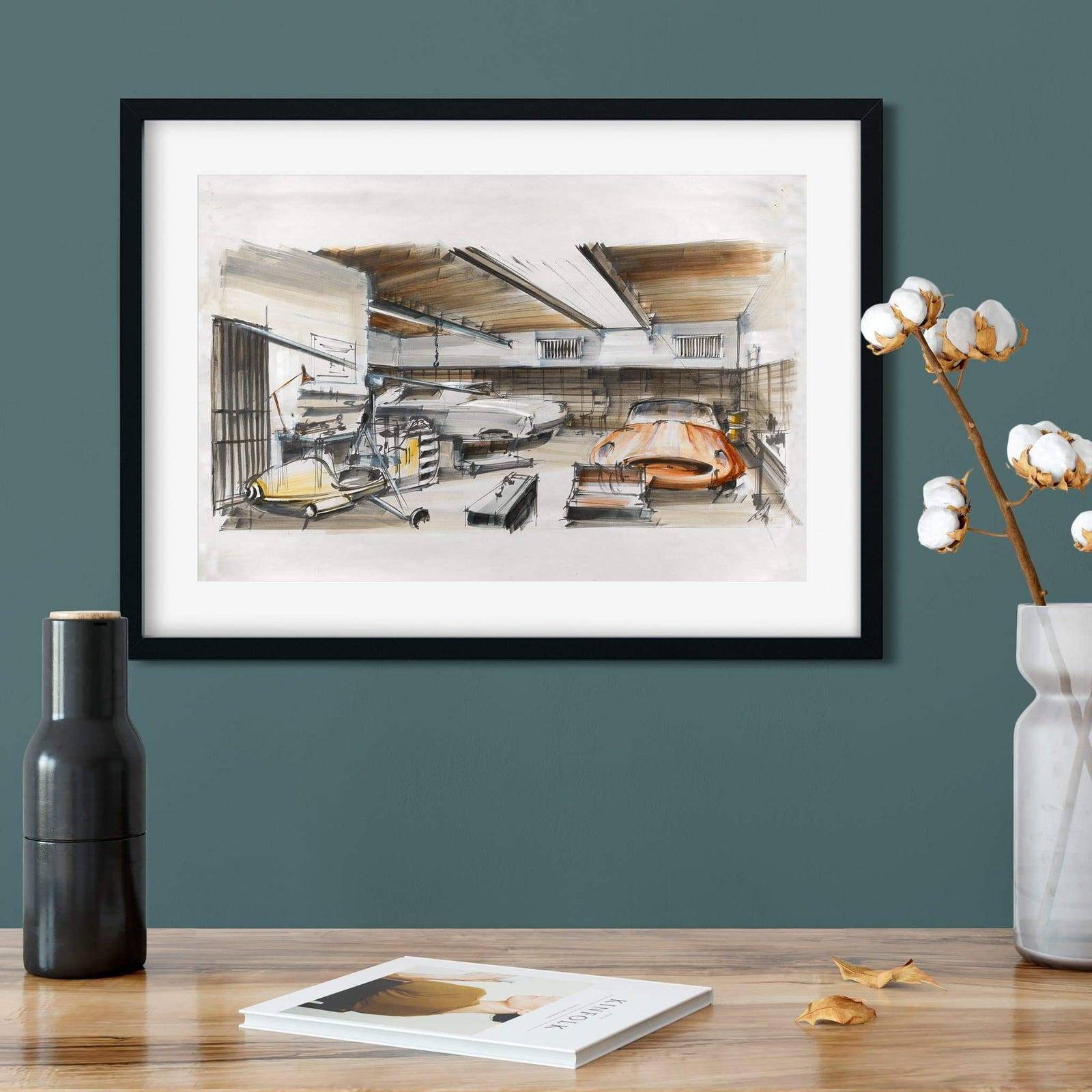 James Bond Ken Adam Q’s Workshop Art Print - You Only Live Twice Numbered Edition (Unframed) 007Store