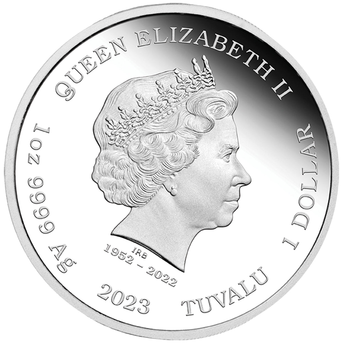 James Bond Timothy Dalton 1 Unze Silbermünze in polierter Platte – nummerierte Ausgabe – von der Perth Mint