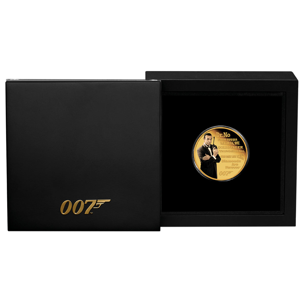 James Bond Sean Connery 1/4oz Gold Proof Coloured 1st Issue Legacy Coin - By The Perth Mint