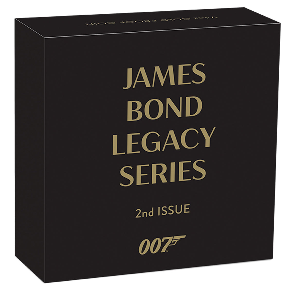 James Bond Roger Moore 1/4oz Gold Proof Coloured Coin - Numbered Edition - By The Perth Mint
