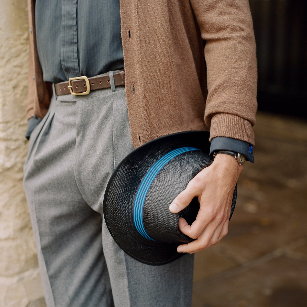 The James Bond Stoke Panama Trilby Hat - Goldfinger Edition - by Lock &amp; Co. (Copy) 007Store