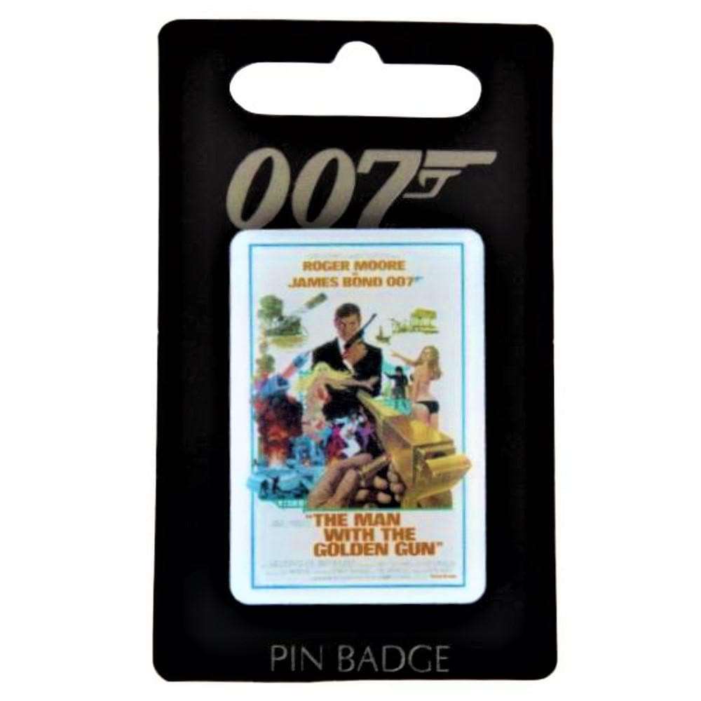 The Man With The Golden Gun Pin Badge - 007STORE