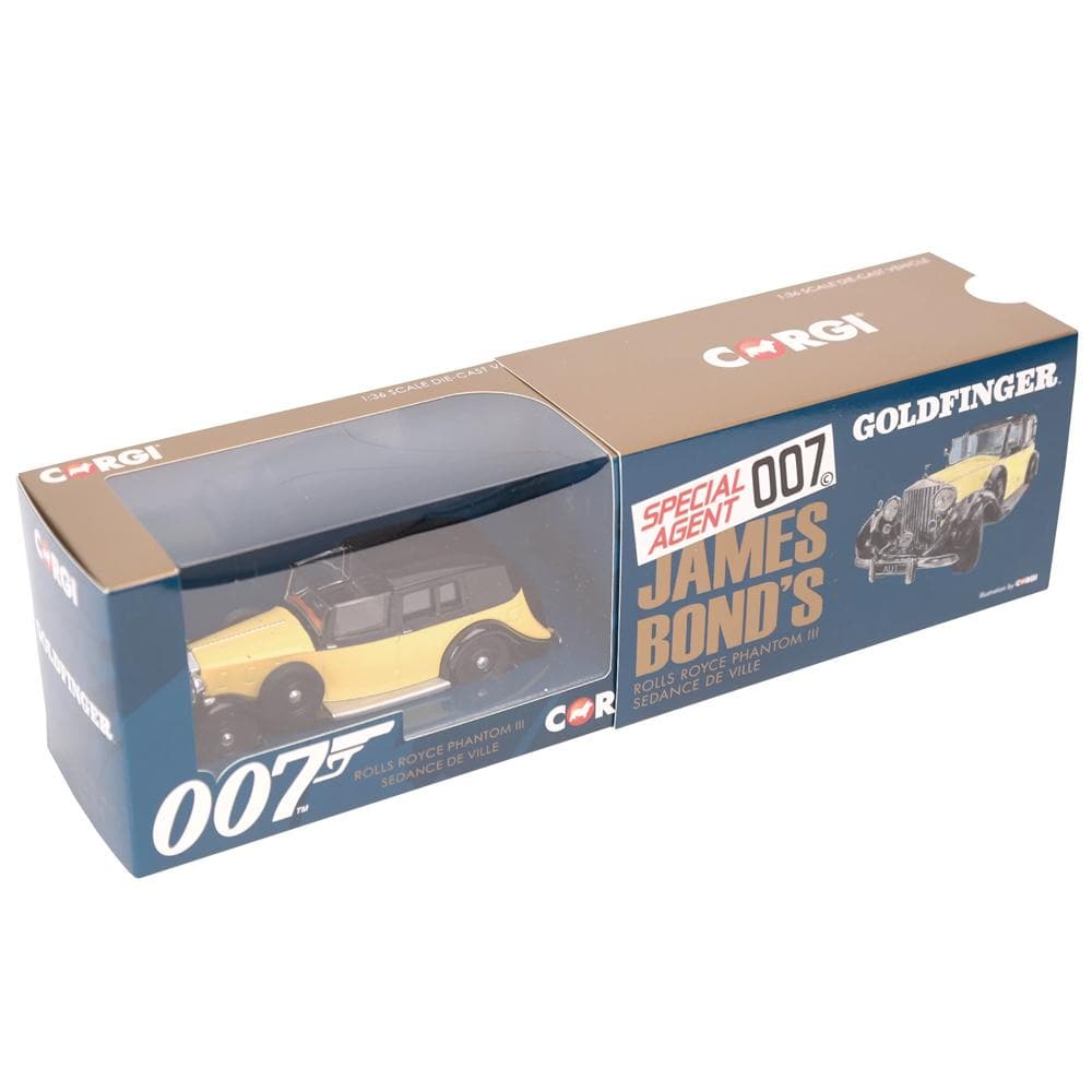 James Bond Rolls Royce Phantom III Model Car - Goldfinger Edition - By Corgi - 007STORE