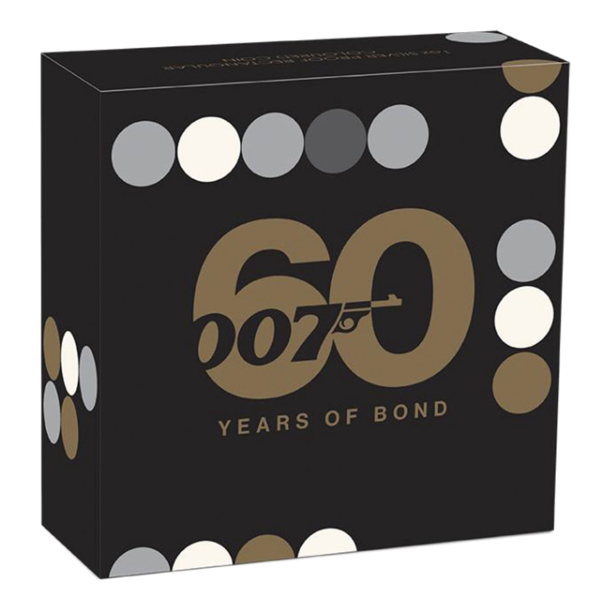 James Bond 60 Years of Bond 1oz Gold Proof Rectangular Coin - By The Perth Mint