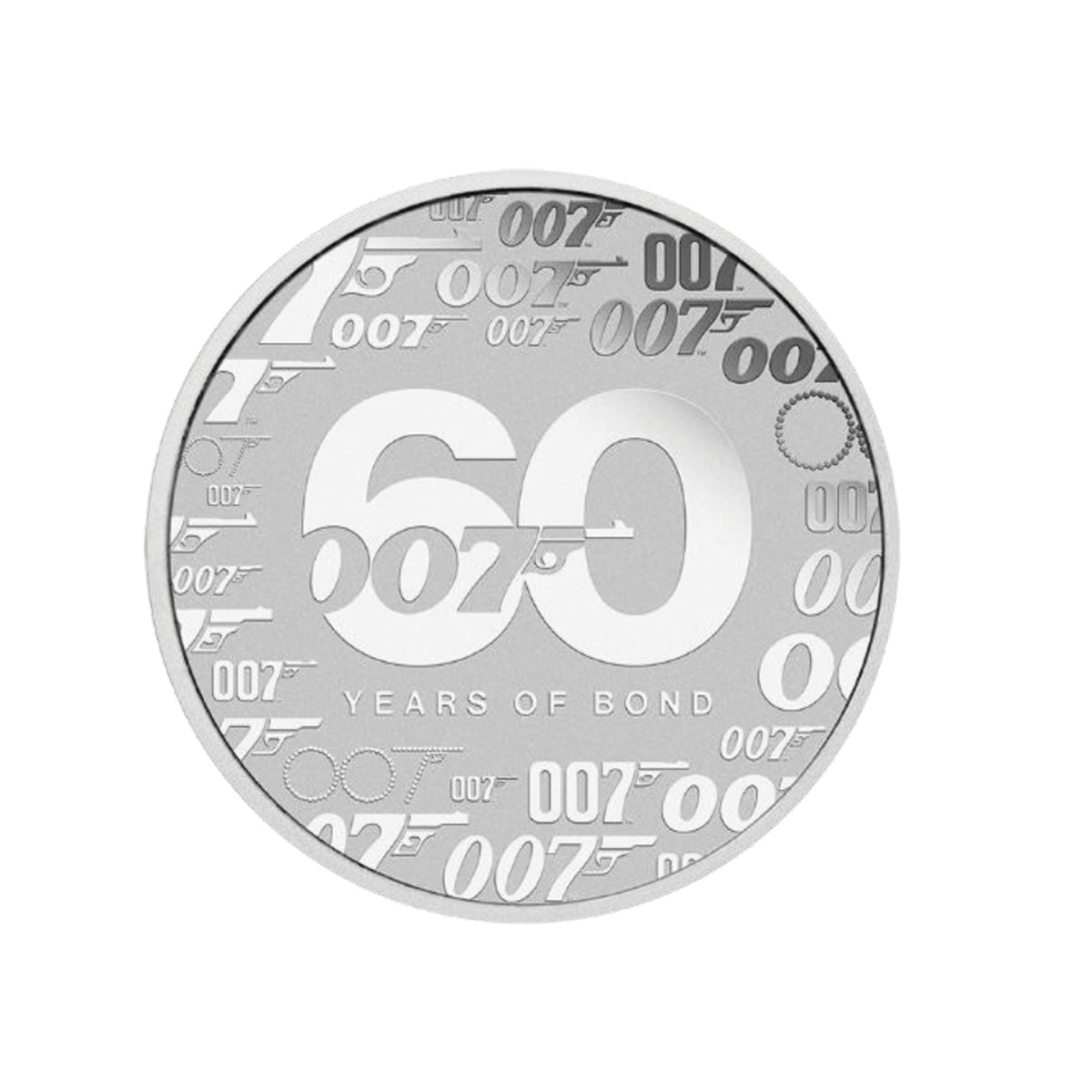 James Bond 60 Years of Bond 1oz Silver Coin - By The Perth Mint