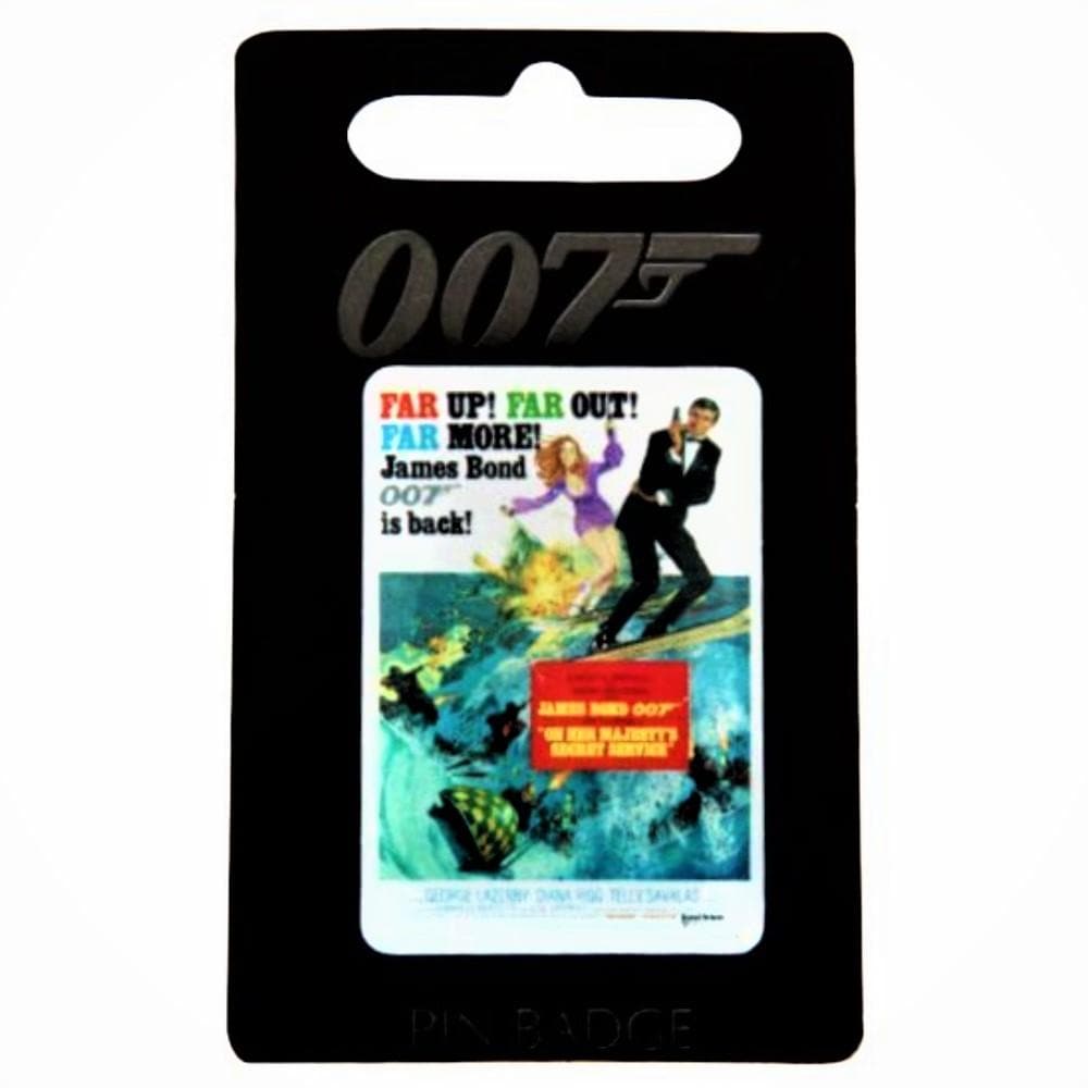 On Her Majesty&#39;s Secret Service Pin Badge - 007STORE