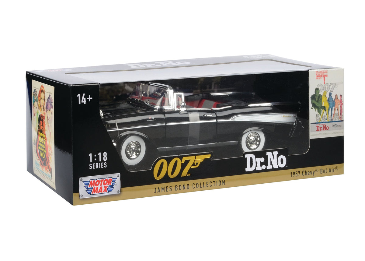 James Bond Chevy Bel Air Model Car - Dr. No Edition - By Motormax (Outlet Item)