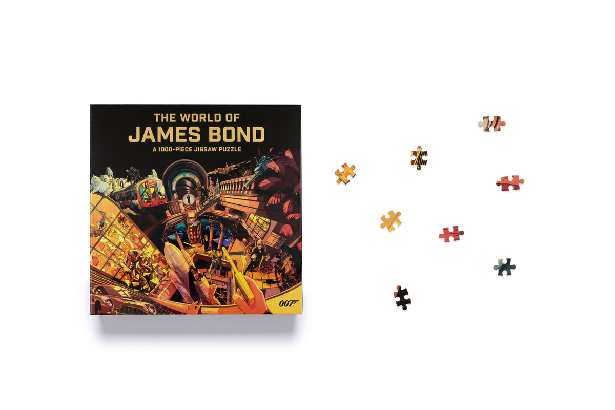 Die Welt von James Bond, 1000-teiliges Puzzle – von Laurence King