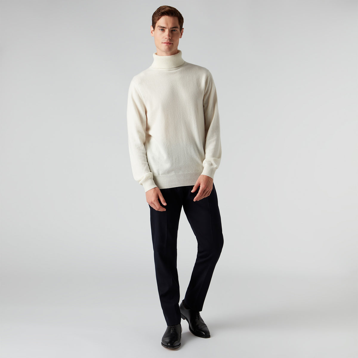 James Bond Cashmere Roll Neck Sweater - Moonraker Edition - By N. Peal