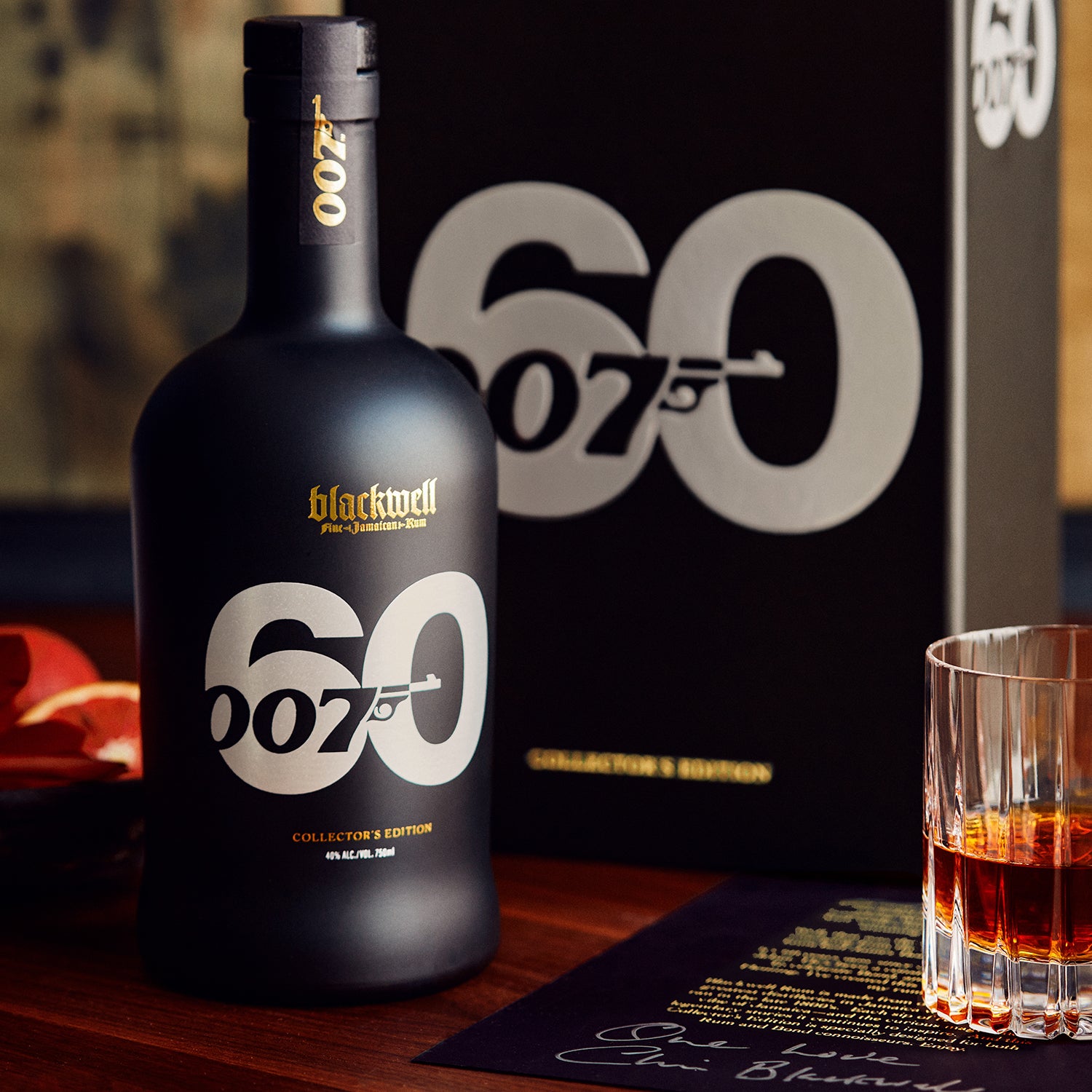 James Bond Jamaican Rum - Signed & Numbered Edition - By Blackwell Rum 007Store