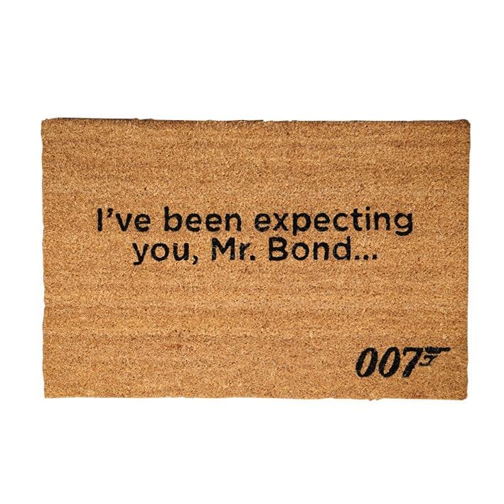 &quot;I&#39;ve Been Expecting You, Mr Bond&quot; Coir Door Mat - 007STORE