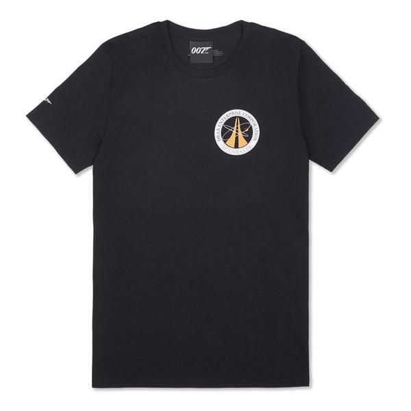 James Bond Drax Enterprise Corporation Black T-shirt - Moonraker Edition (Outlet Item)