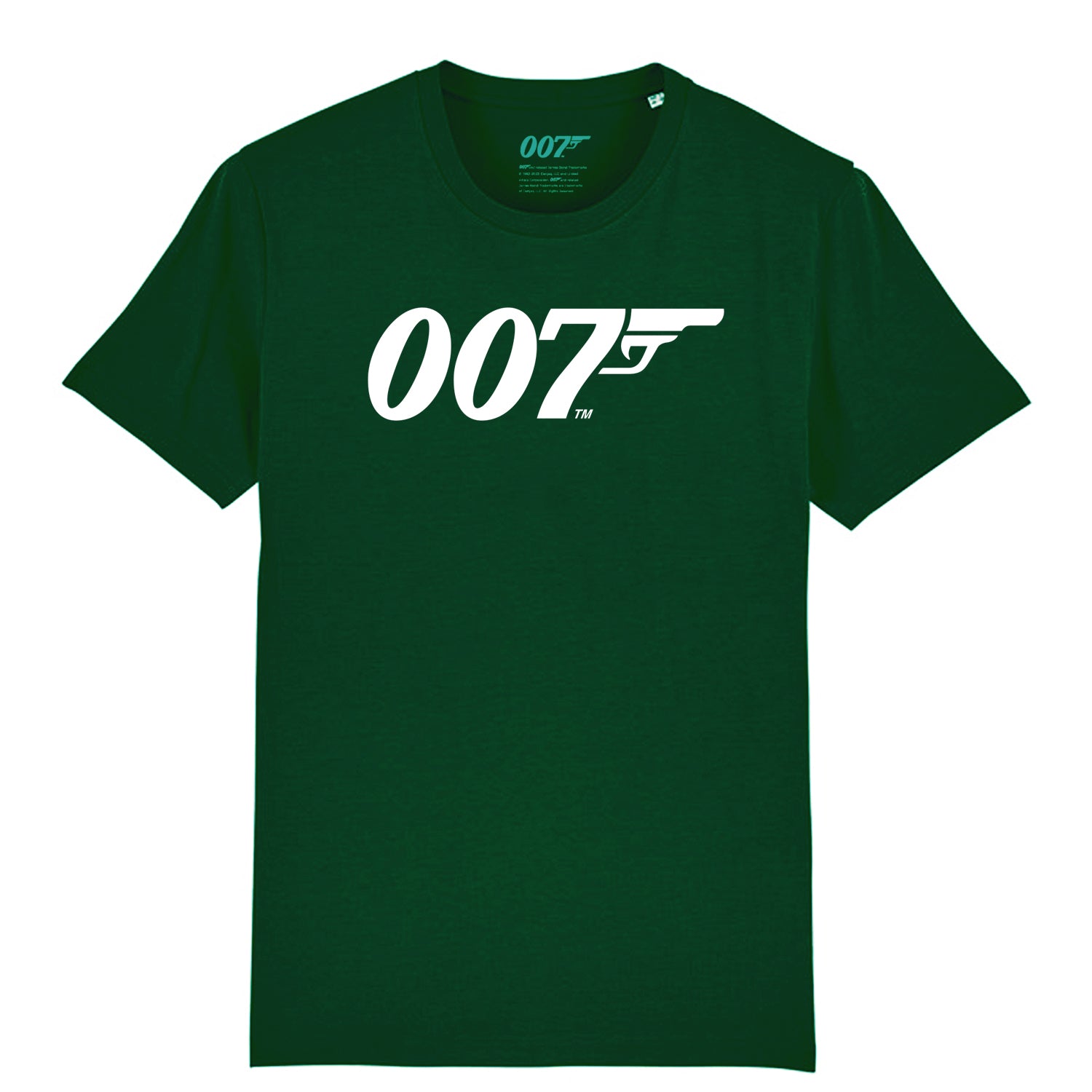 James Bond White 007 Logo T-Shirt (10 colours) 007Store