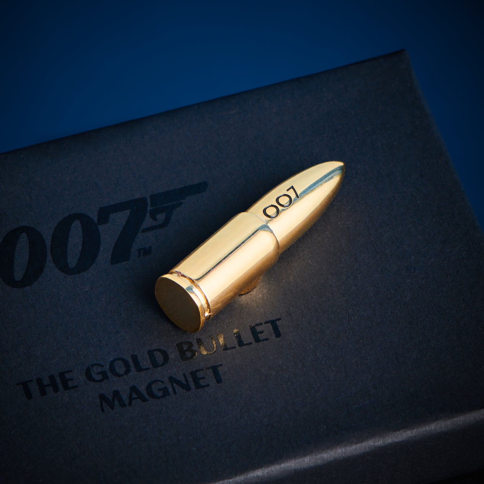 James Bond Gold Bullet Magnet 007Store
