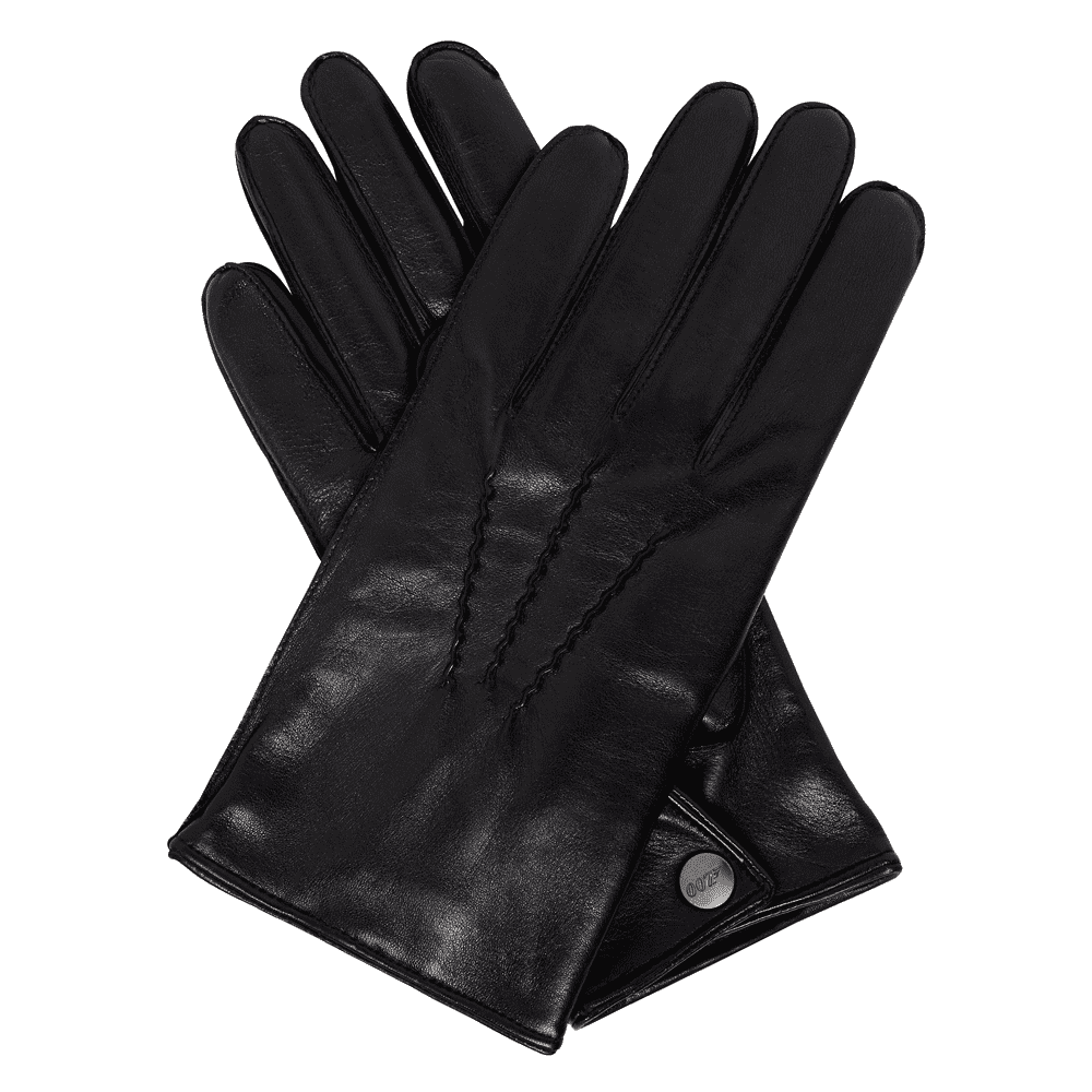 Cashmere-lined Black Leather Gloves - On Her Majesty&#39;s Secret Service Limited Edition By N.Peal - 007STORE