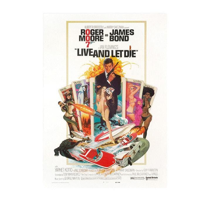 Live And Let Die Postcard - 007STORE