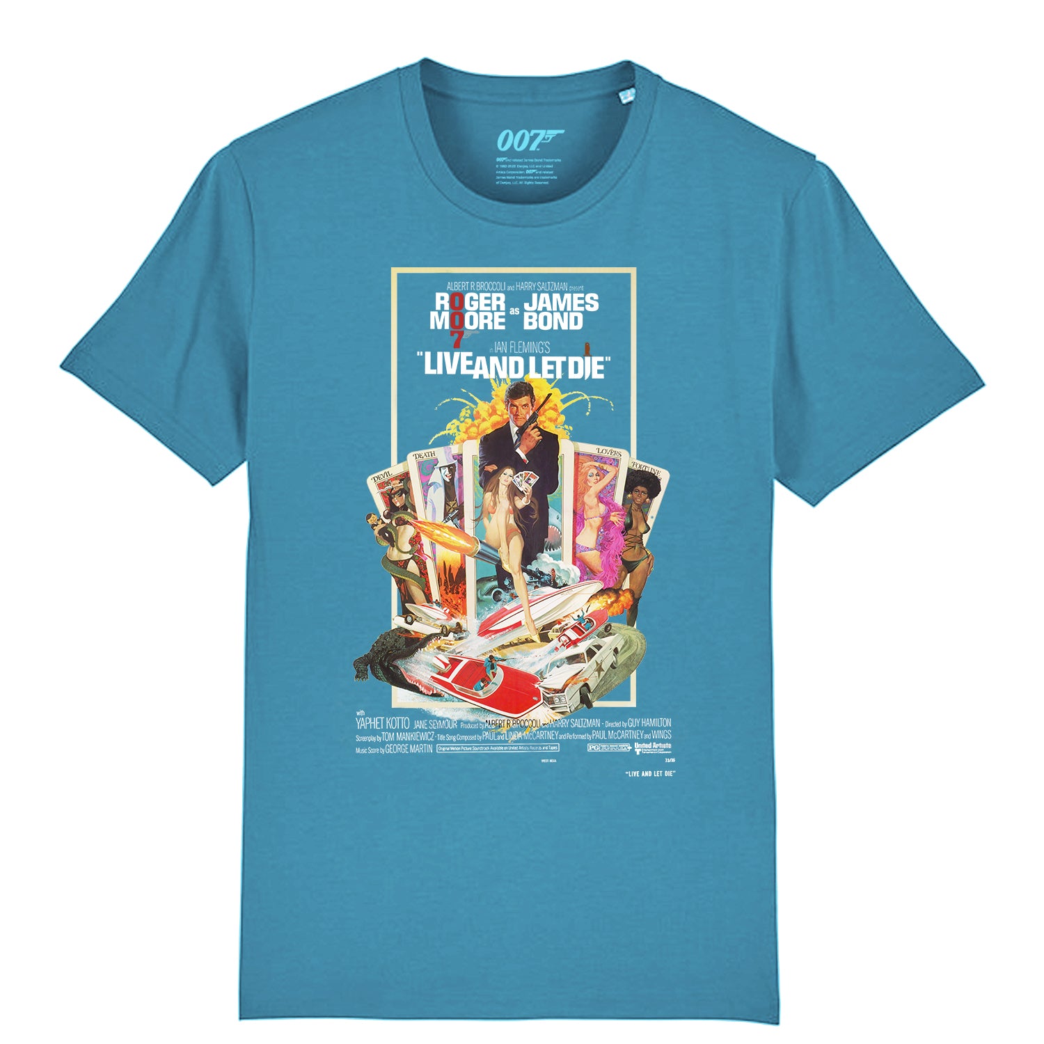 James Bond Live And Let Die Poster T-Shirt