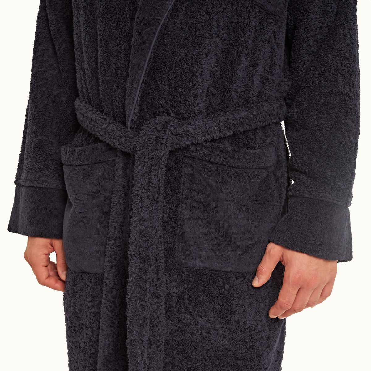 James Bond Midnight Navy 007 Dr. No Towelling Robe - By Orlebar Brown