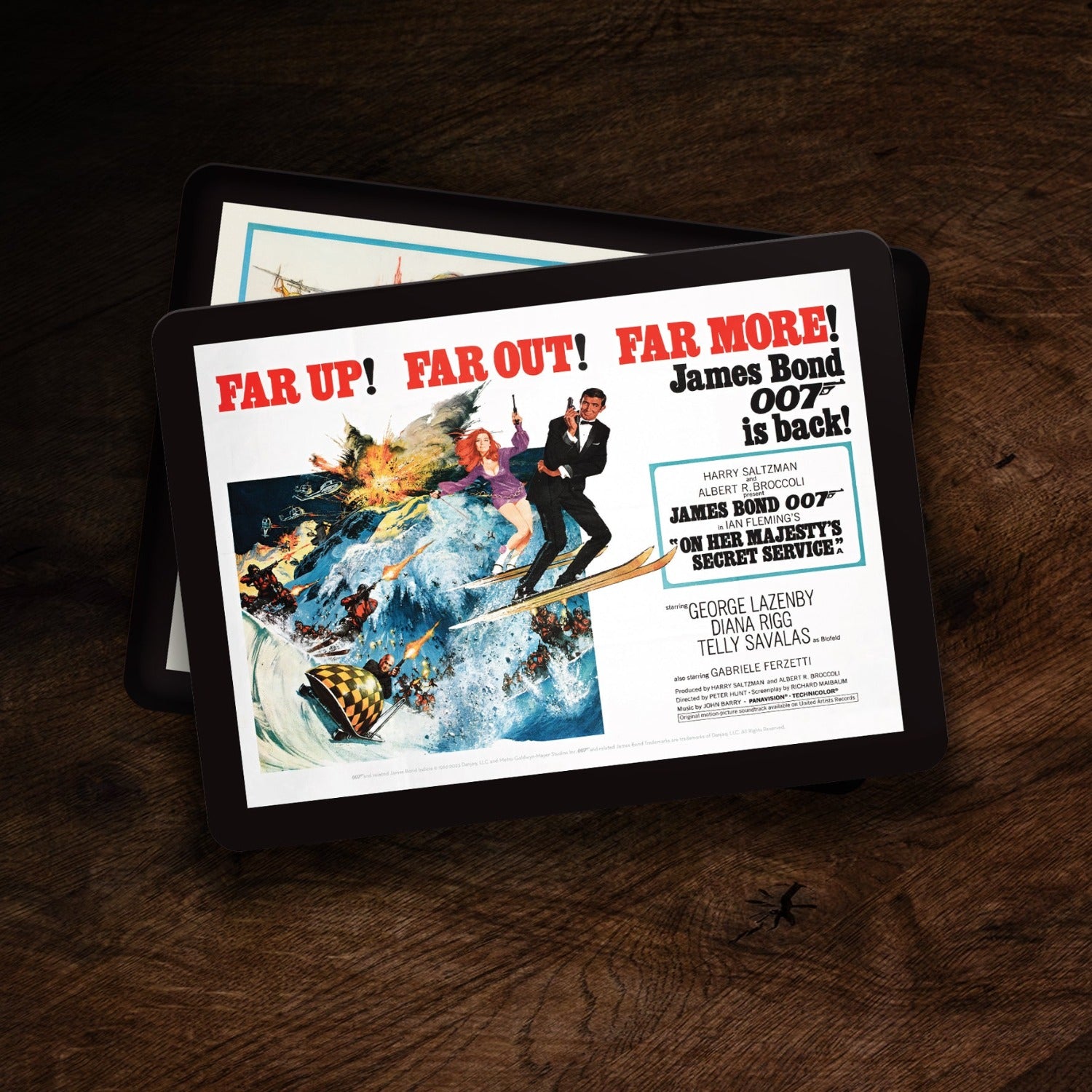 James Bond Placemat - On Her Majesty's Secret Service Edition 007Store