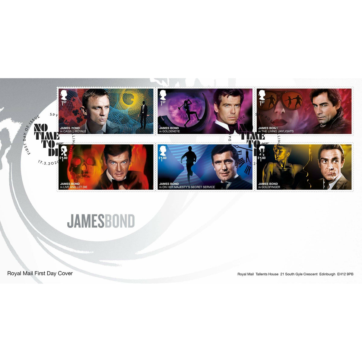 Royal Mail James Bond Stamp Souvenir - 007STORE