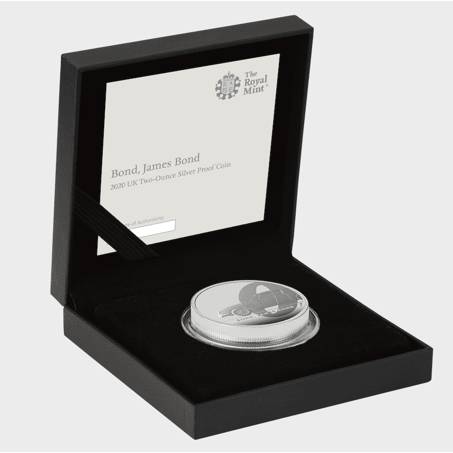 "Bond. James Bond" 2oz Silver Proof Coin - By The Royal Mint 007Store