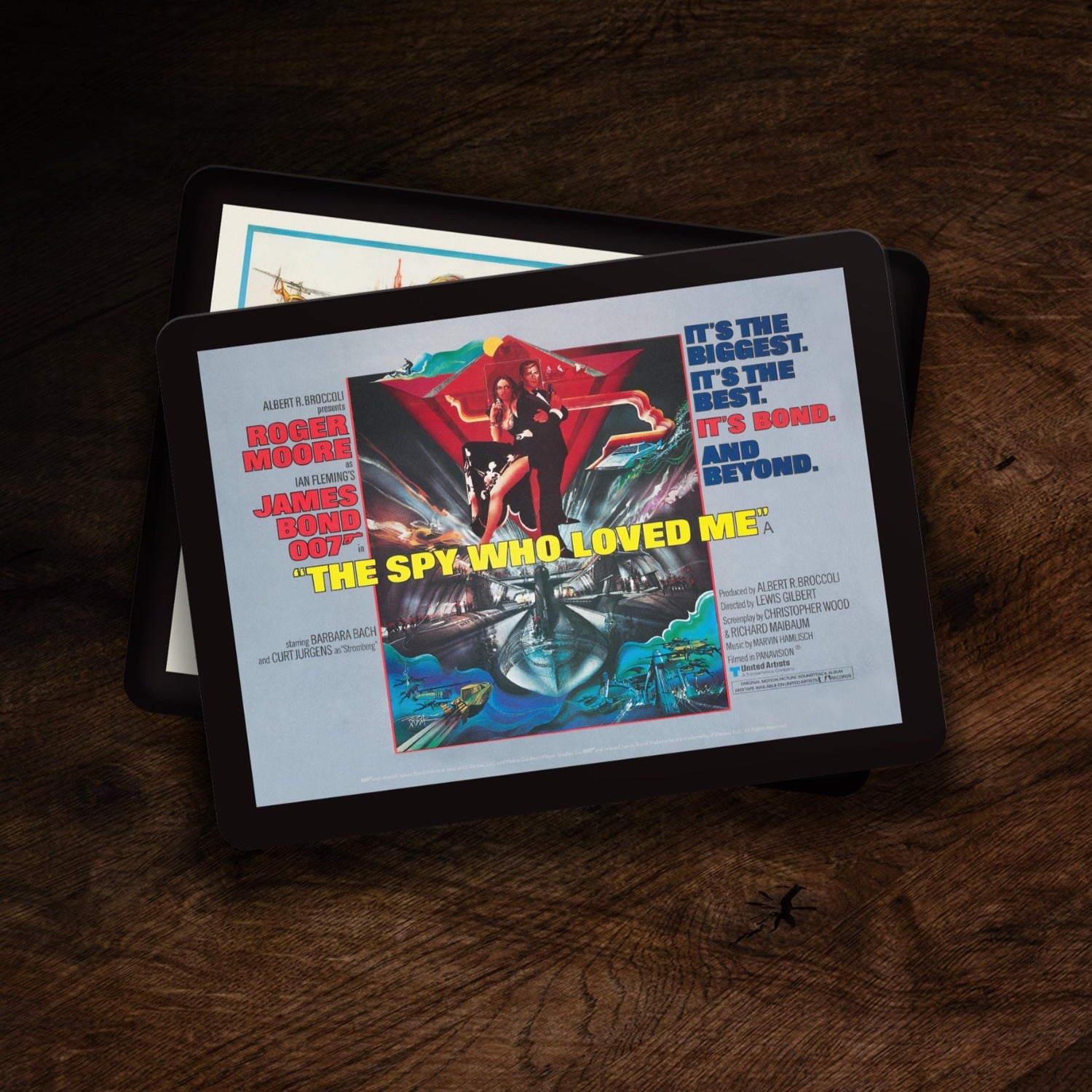 James Bond Placemat - The Spy Who Loved Me Edition 007Store