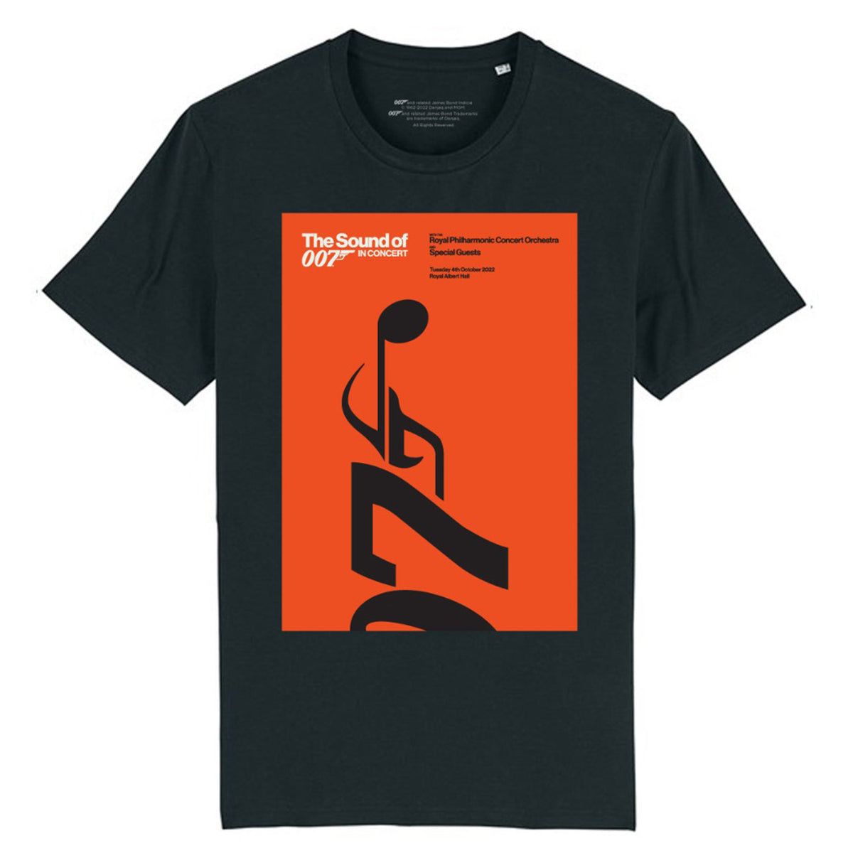 James Bond The Sound of 007 In Concert Black T-Shirt - Limited Edition