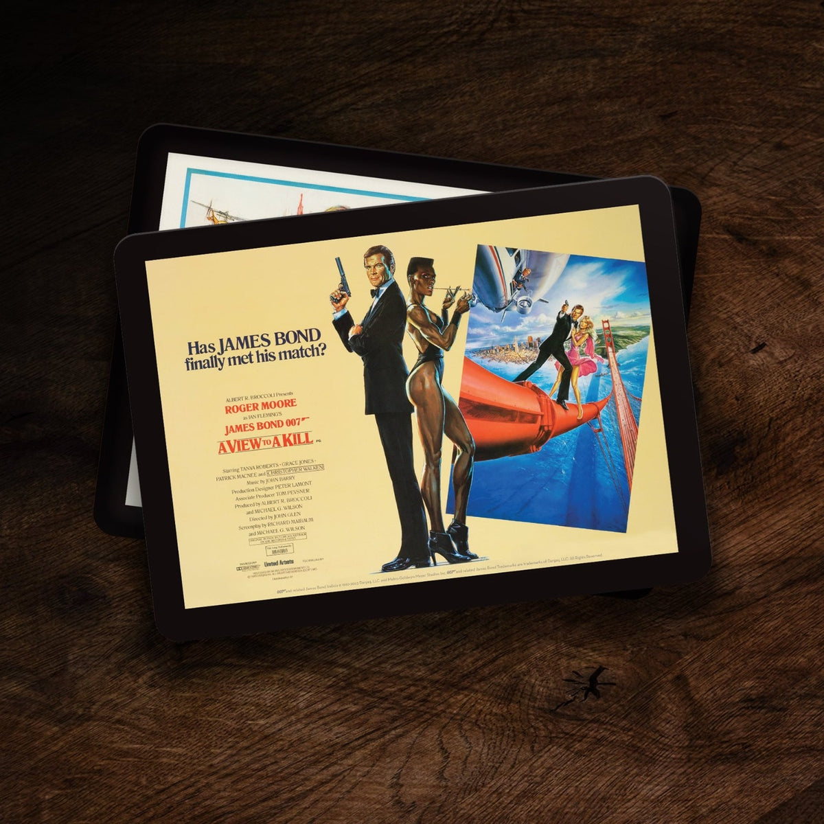 James Bond Placemat - A View To A Kill Edition