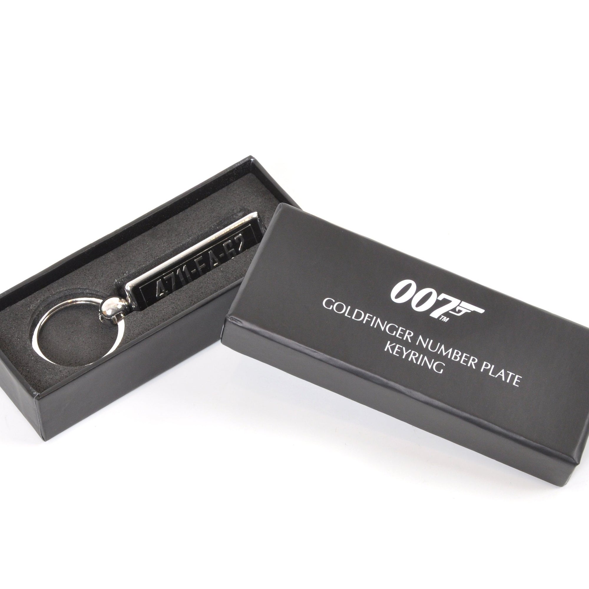 Aston Martin DB5 Number Plate Keyring - Goldfinger Edition - 007STORE