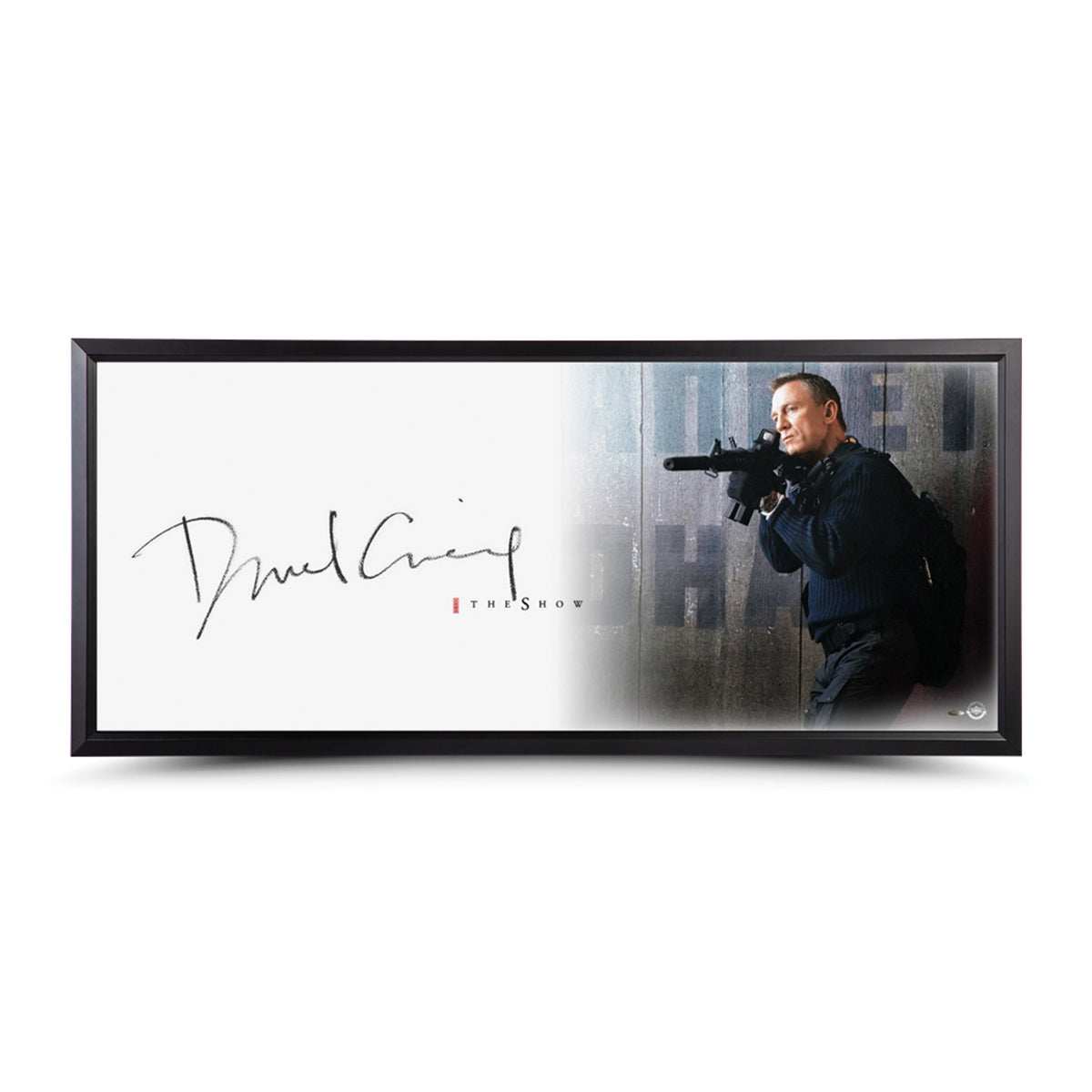 James Bond Daniel Craig Autographed Framed Print - No Time To Die Combat Edition