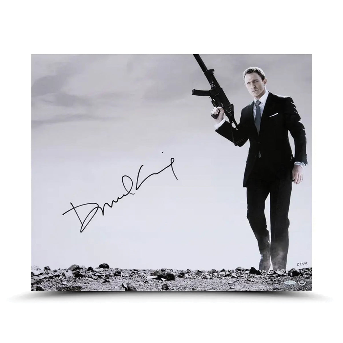 James Bond Daniel Craig Autographed Print - Quantum Of Solace Numbered Edition