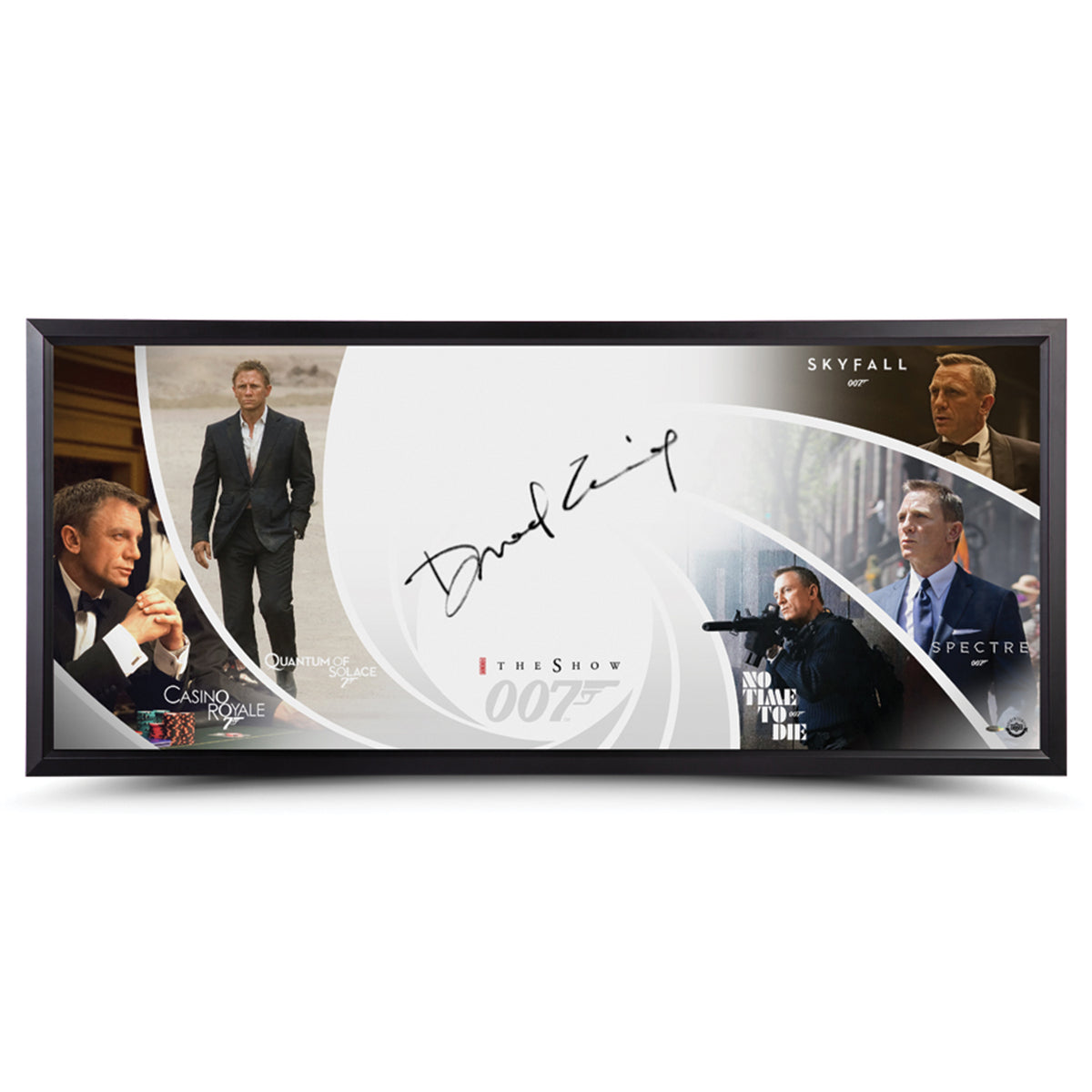 James Bond Daniel Craig Autographed Framed Print - All Films Edition