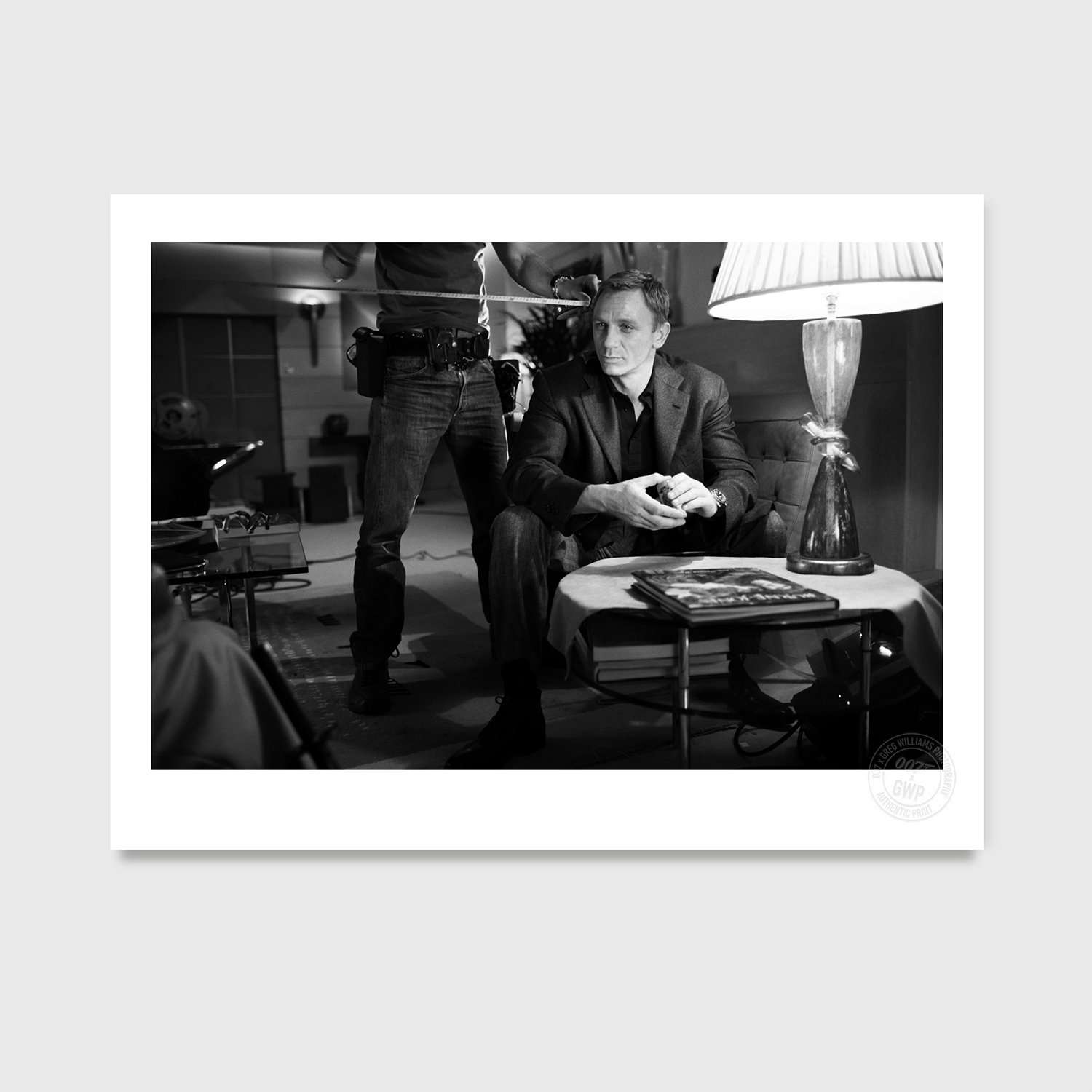 Daniel Craig In M's Apartment (2006) Studio Stamped Print - By Greg Williams Photography PHOTO PRINT Greg Williams 