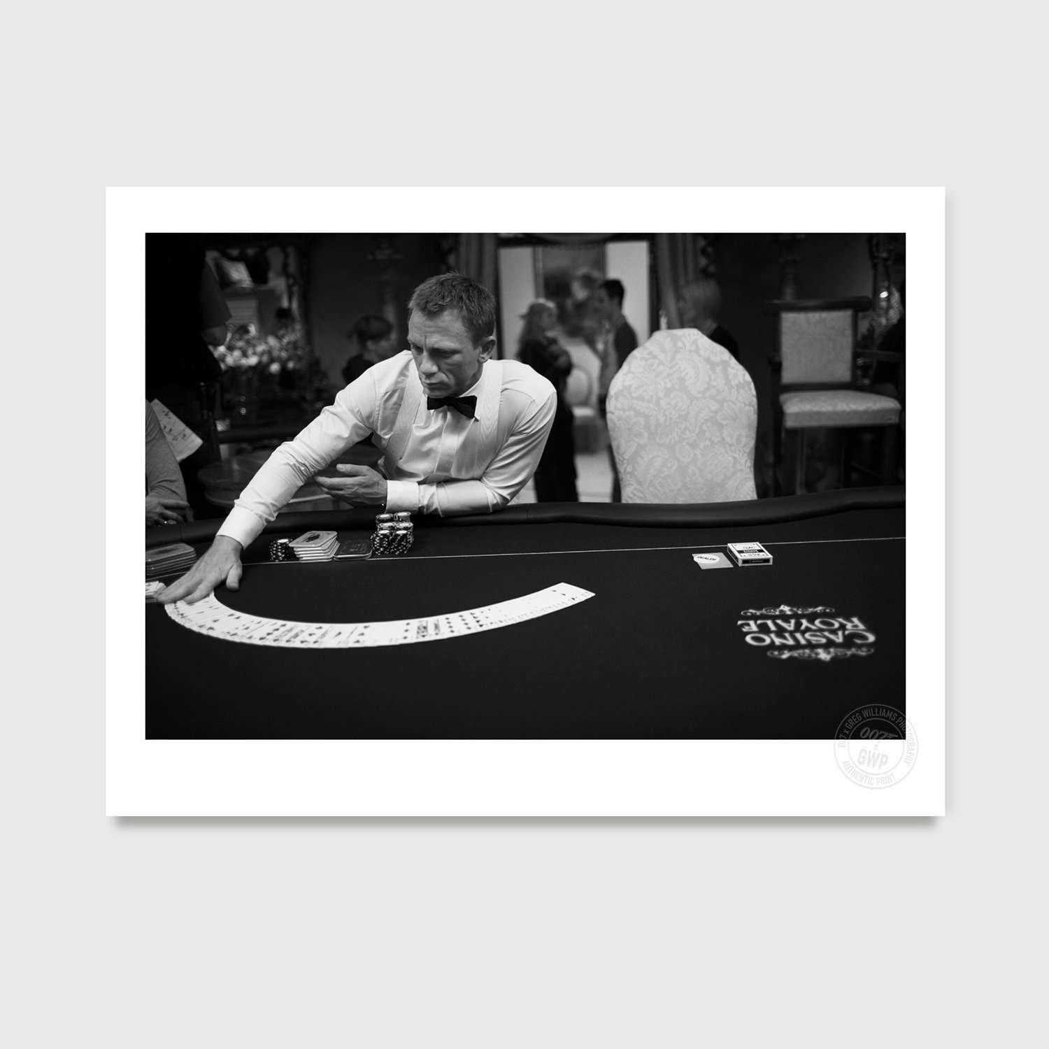 Daniel Craig In The Casino (2006) Studio Stamped Print - By Greg Williams Photography PHOTO PRINT Greg Williams 