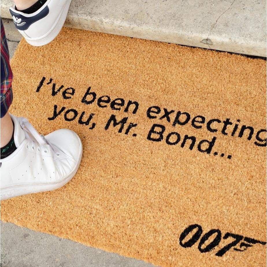 &quot;I&#39;ve Been Expecting You, Mr Bond&quot; Coir Door Mat - 007STORE