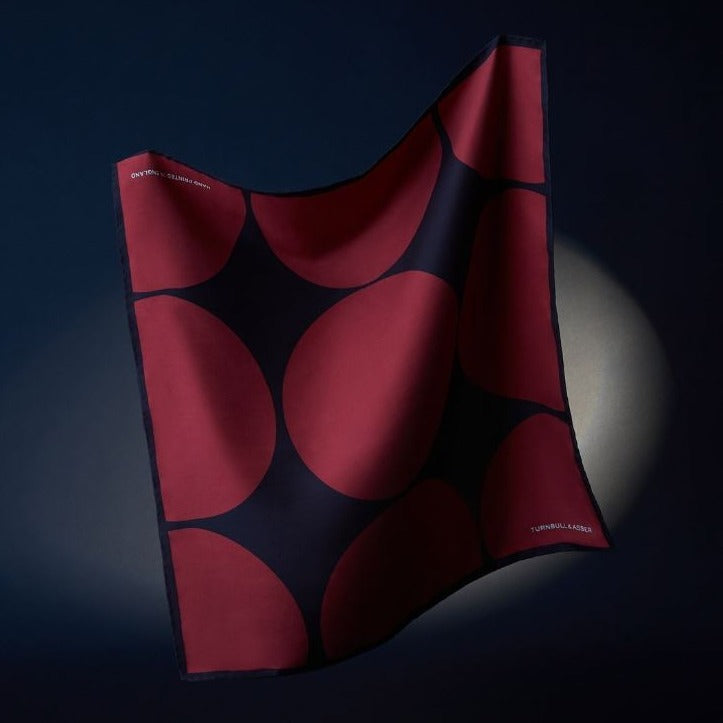 James Bond Dr. No Spot Pocket Square - By Turnbull & Asser